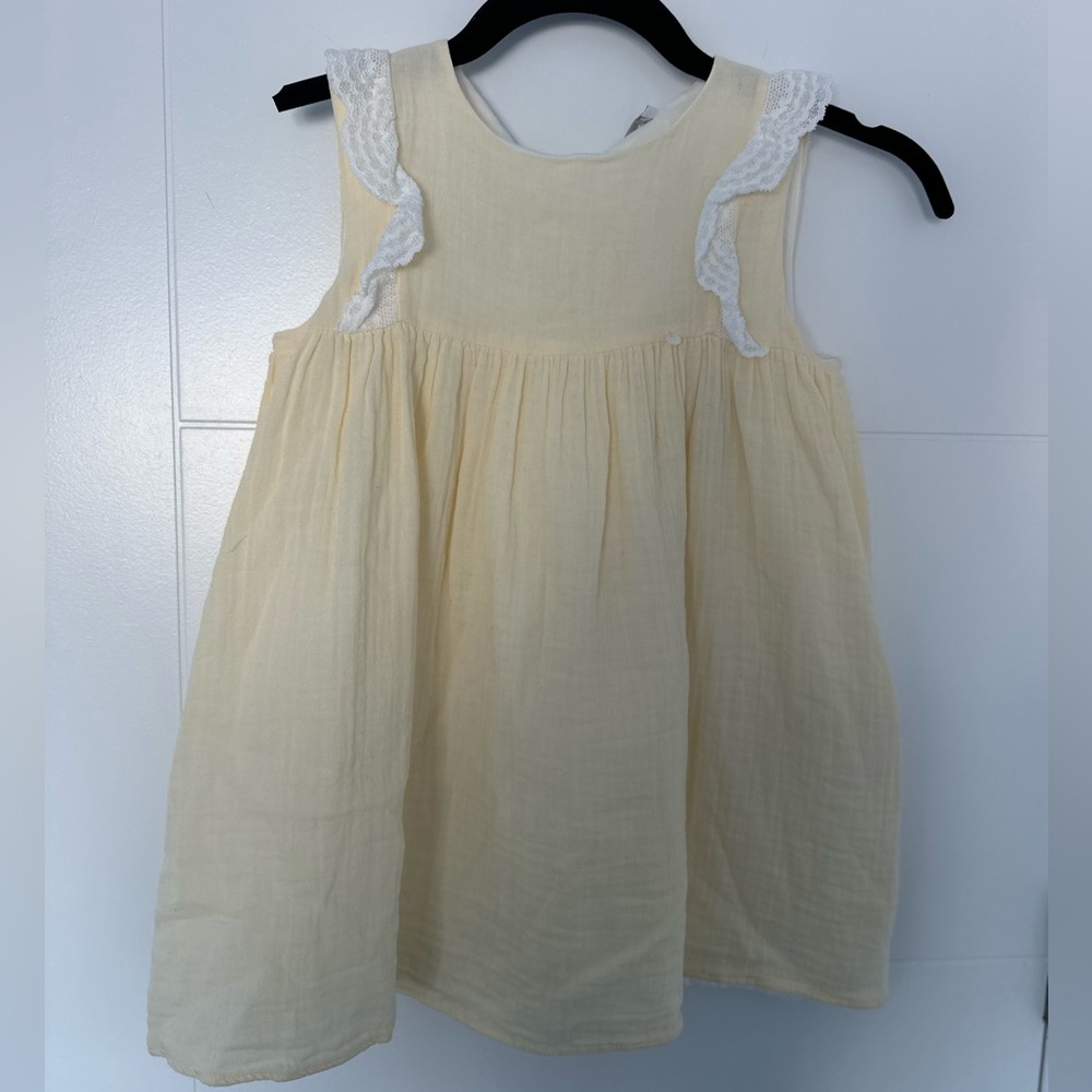 Adorable Wedoble Light Yellow Organic Cotton Dress